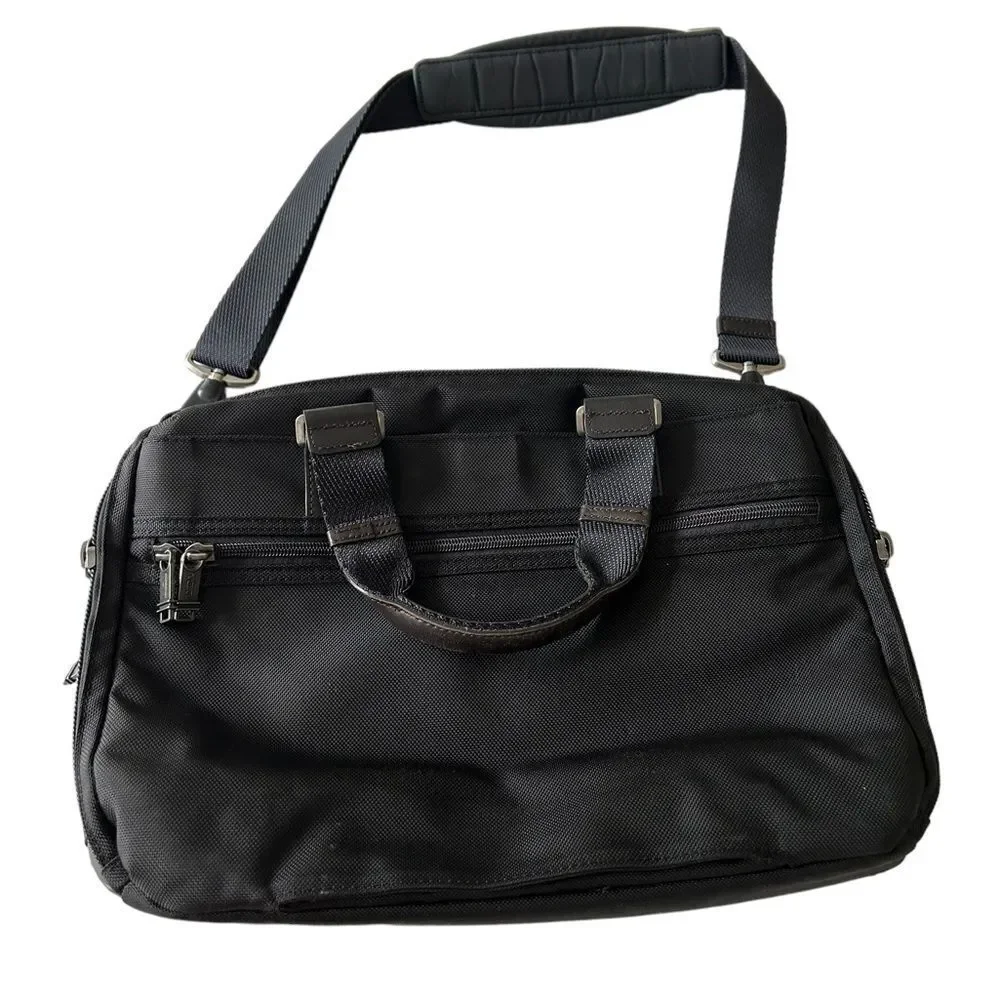 Tumi Alpha Bravo Brooks Briefcase Messenger Bag
